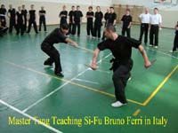 Master Tang Teaching Si-Fu Bruno Ferri In Italy