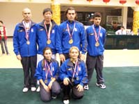 Sifu Christos Karagiannis at the Second World Traditional Wushu Championships 2006 - Zhengzhou, China