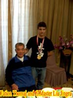 Fation Thomaj at the Second World Traditional Wushu Championships 2006 - Zhengzhou, China