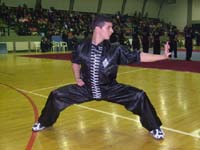 Fation Thomaj at the Second World Traditional Wushu Championships 2006 - Zhengzhou, China