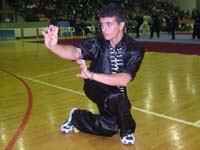 Fation Thomaj at the Second World Traditional Wushu Championships 2006 - Zhengzhou, China