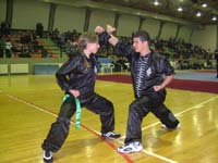 Fation Thomaj at the Second World Traditional Wushu Championships 2006 - Zhengzhou, China