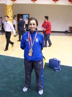 Maria Kourmpei at the Second World Traditional Wushu Championships 2006 - Zhengzhou, China