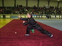Maria Kourmpei at the Second World Traditional Wushu Championships 2006 - Zhengzhou, China
