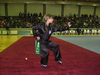 Maria Kourmpei at the Second World Traditional Wushu Championships 2006 - Zhengzhou, China