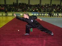 Maria Kourmpei at the Second World Traditional Wushu Championships 2006 - Zhengzhou, China