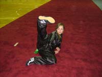 Maria Kourmpei at the Second World Traditional Wushu Championships 2006 - Zhengzhou, China