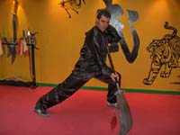 Sifu Stavros Stofylas at the Second World Traditional Wushu Championships 2006 - Zhengzhou, China