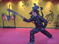 Sifu Stavros Stofylas at the Second World Traditional Wushu Championships 2006 - Zhengzhou, China
