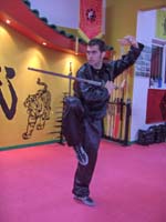 Sifu Stavros Stofylas at the Second World Traditional Wushu Championships 2006 - Zhengzhou, China