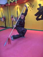 Sifu Stavros Stofylas at the Second World Traditional Wushu Championships 2006 - Zhengzhou, China