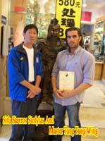 Sifu Stavros Stofylas at the Second World Traditional Wushu Championships 2006 - Zhengzhou, China