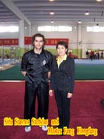 Sifu Stavros Stofylas at the Second World Traditional Wushu Championships 2006 - Zhengzhou, China