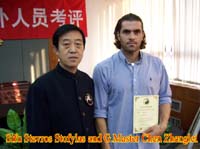 Sifu Stavros Stofylas at the Second World Traditional Wushu Championships 2006 - Zhengzhou, China