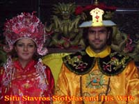 Sifu Stavros Stofylas at the Second World Traditional Wushu Championships 2006 - Zhengzhou, China