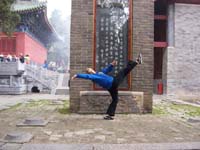 Vagia Bitsikokou at the Second World Traditional Wushu Championships 2006 - Zhengzhou, China