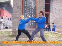 Vagia Bitsikokou at the Second World Traditional Wushu Championships 2006 - Zhengzhou, China