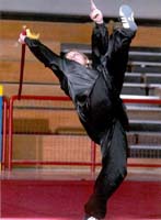Vagia Bitsikokou at the Second World Traditional Wushu Championships 2006 - Zhengzhou, China