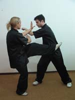 Vagia Bitsikokou at the Second World Traditional Wushu Championships 2006 - Zhengzhou, China